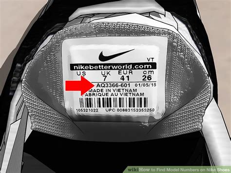 nike 108265513 serienummer|3 Ways to Find Model Numbers on Nike Shoes .